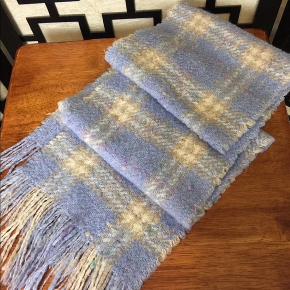 Burberry Accessories - Burberry blue Nova check scarf from Scotland